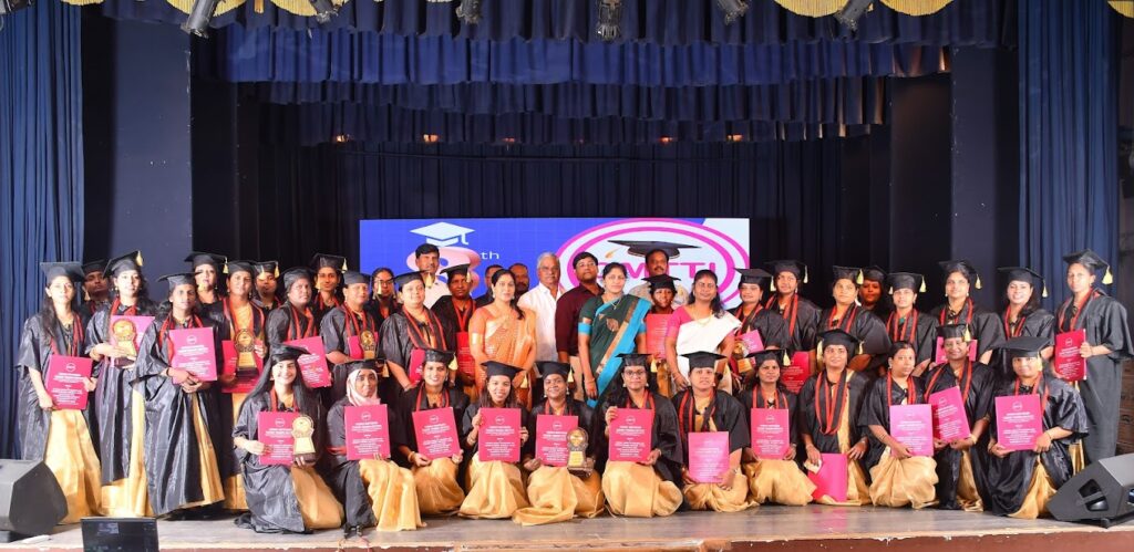 Montessori teacher training graduation ceremony in Chennai – certified Montessori course students receiving certificates at CMTTI institute